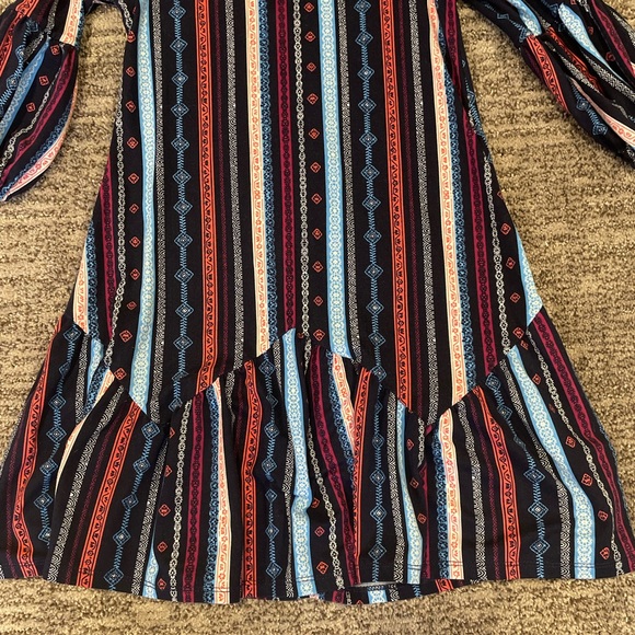 Multi-Colored L/S Dress - Picture 5 of 10